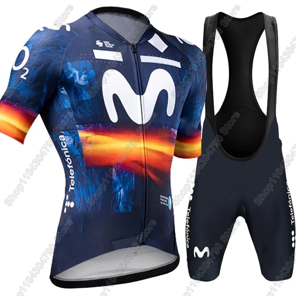 Spain Pro Team 2026 Cycling Jersey Set – Short Sleeve Road Kit - lily supply