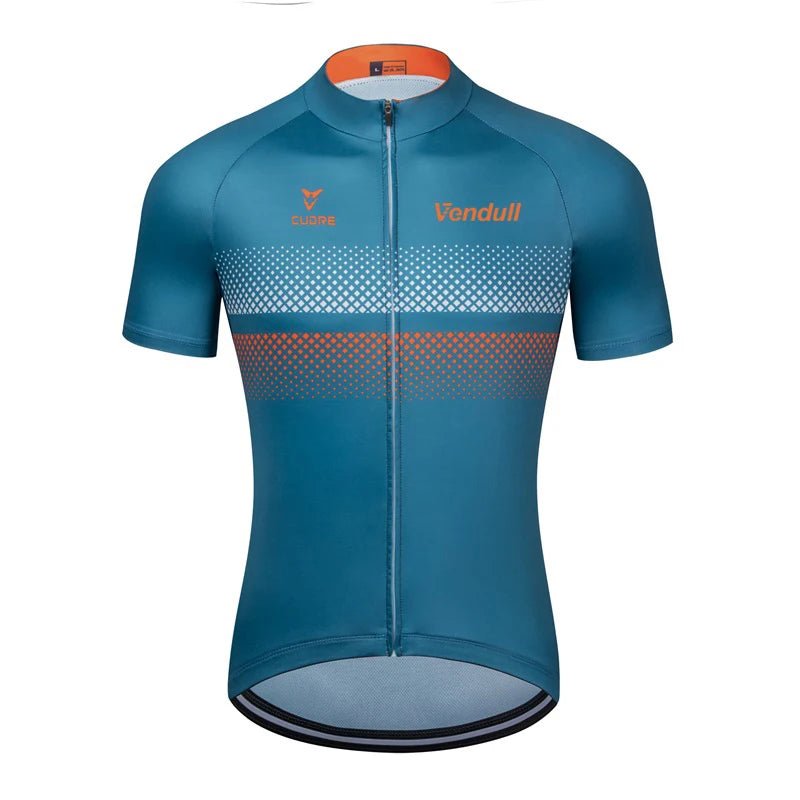 Vendull 2023 Men's Cycling Jersey – Short Sleeve Racing Top - lily supply