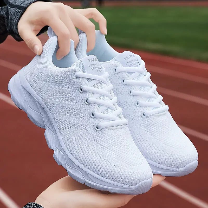 New Sneakers Women Casual Shoes Fashion Breathable Walking Mesh Flat Shoes Women 2024 Tenis Feminino White Ladies sports Shoes - lily supply