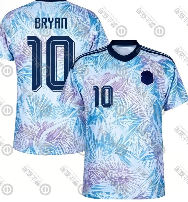 Costa Rica 2026 World Cup Football Jersey – 3D Tropical Print - lily supply