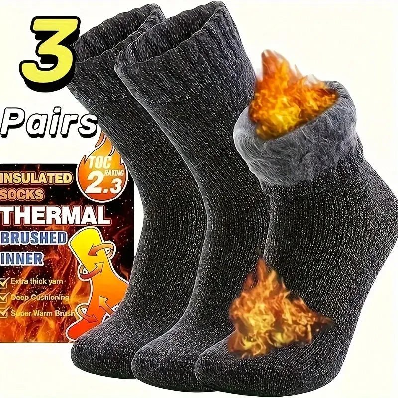 Women's Thermal Winter Boot Socks – Warm Thick Socks - lily supply