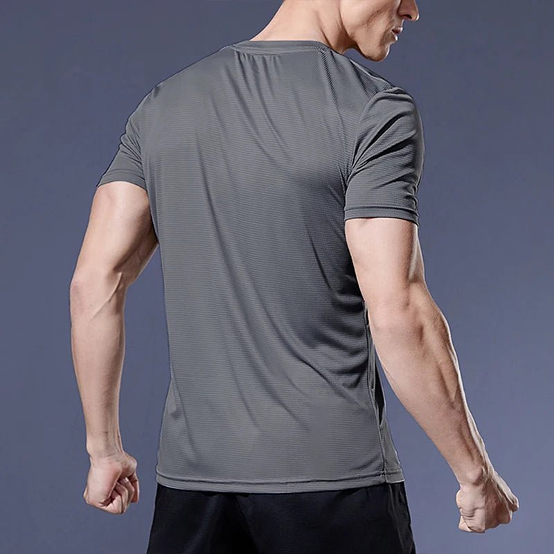 Running Shirts Soccer Shirts Men's Jersey Sportswear Mens Jogging T-Shirts Quick Dry Compression Sport T-Shirt Fitness Gym - lily supply