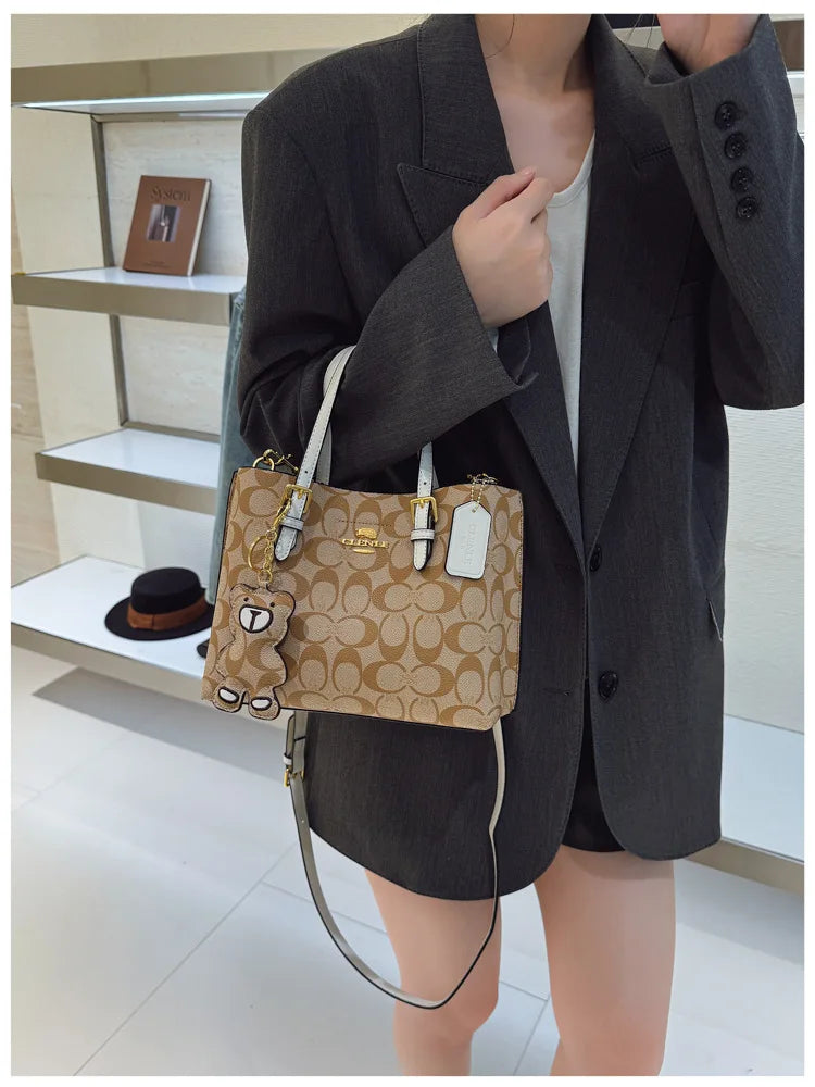 Women's Luxury Print Tote Bag - Large Capacity Shoulder Crossbody Purse