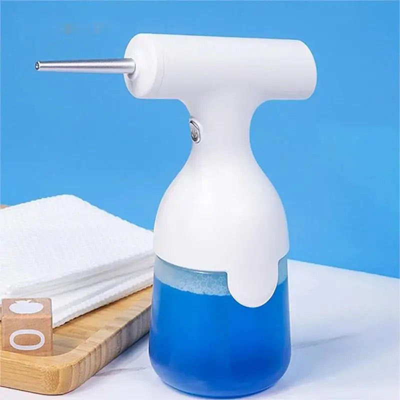 HOMEFISH Electric Liquid Foam Dispenser Gun Automatic Continuous Foaming Shampoo Face Wash God Detergent Bathroom Bubble - lily supply