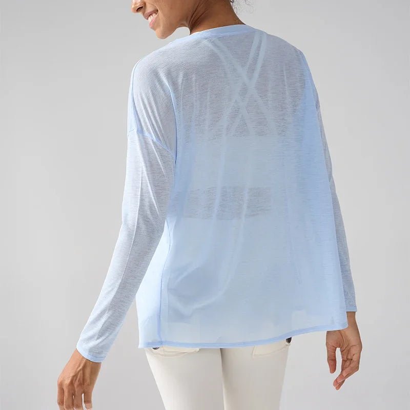 Women's Fitness Sports T-shirt Summer Loose Short Sleeve Quick Drying Gym Running Top Female Leisure Clothing👚 - lily supply