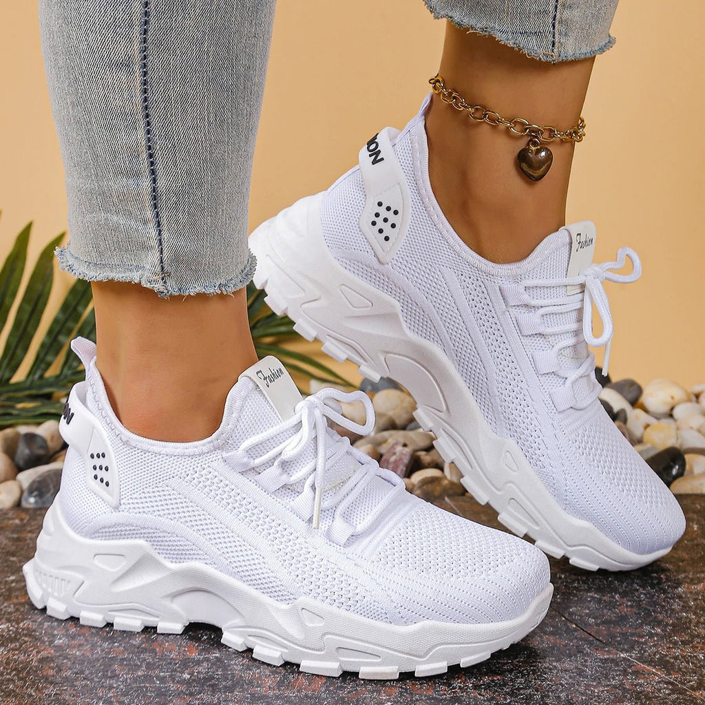 Women's shoes, women's sports shoes 2025 Women's shoes Breathable single - mesh dad shoes Women's casual and versatile sports shoe - lily supply
