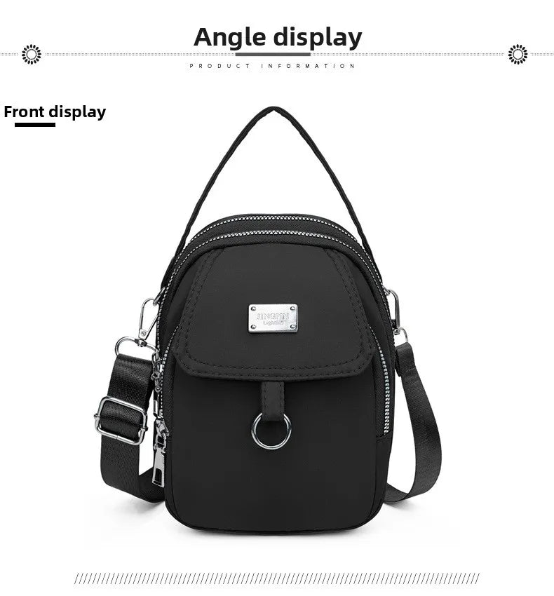 Women's Lightweight Phone Crossbody Tote Bag - Multi - Pocket Daily Outing Bag - lily supply