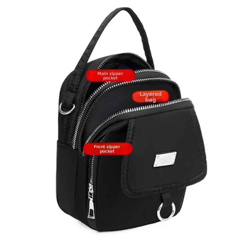 Women's Lightweight Phone Crossbody Tote Bag - Multi - Pocket Daily Outing Bag - lily supply