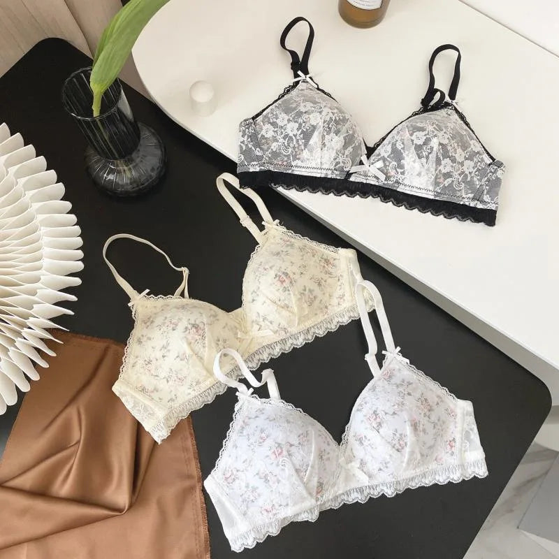 Women's Floral Lace Tube Bralette
