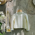 Girls' Floral T-shirt Half High Neck Top - Spring Autumn Baby Long Sleeve Base Layer Shirt with Trendy Temperament - lily supply