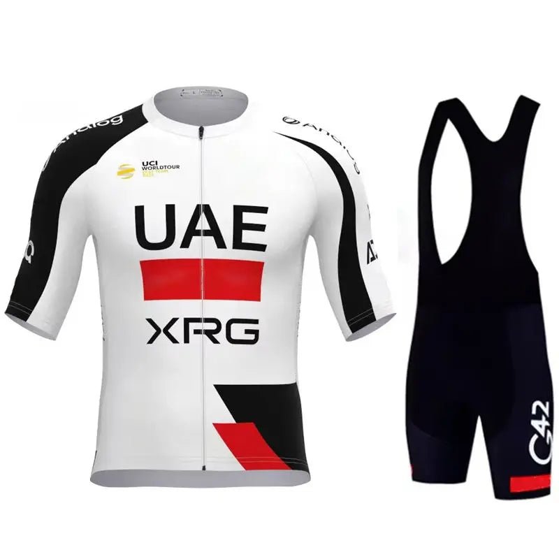 UAE Team Emirates 2026 Pro Cycling Jersey Set – Men's Summer Bike Kit - lily supply