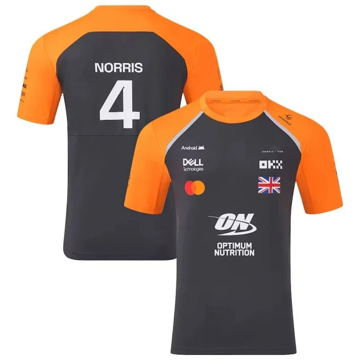 Lando Norris & Oscar Piastri 2025 Racing Team Jersey – F1 Fan Shirt - lily supply