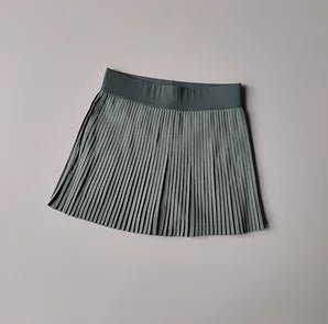 Women Pleated Sports Tennis Skirts Runniing High Waist Yoga Fitness Short Skirt Gym Golf Loose Mini Skirt With Pockets - lily supply