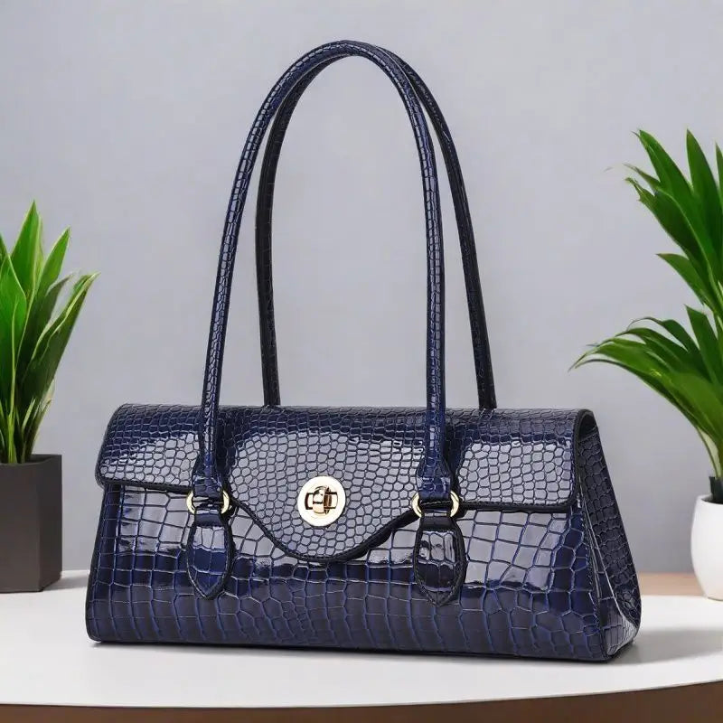 New Handbags Women's Bag Women Fashion Original Foreign Trade Exquisite Crocodile Handbag Large Capacity Shoulder Messenger Bag