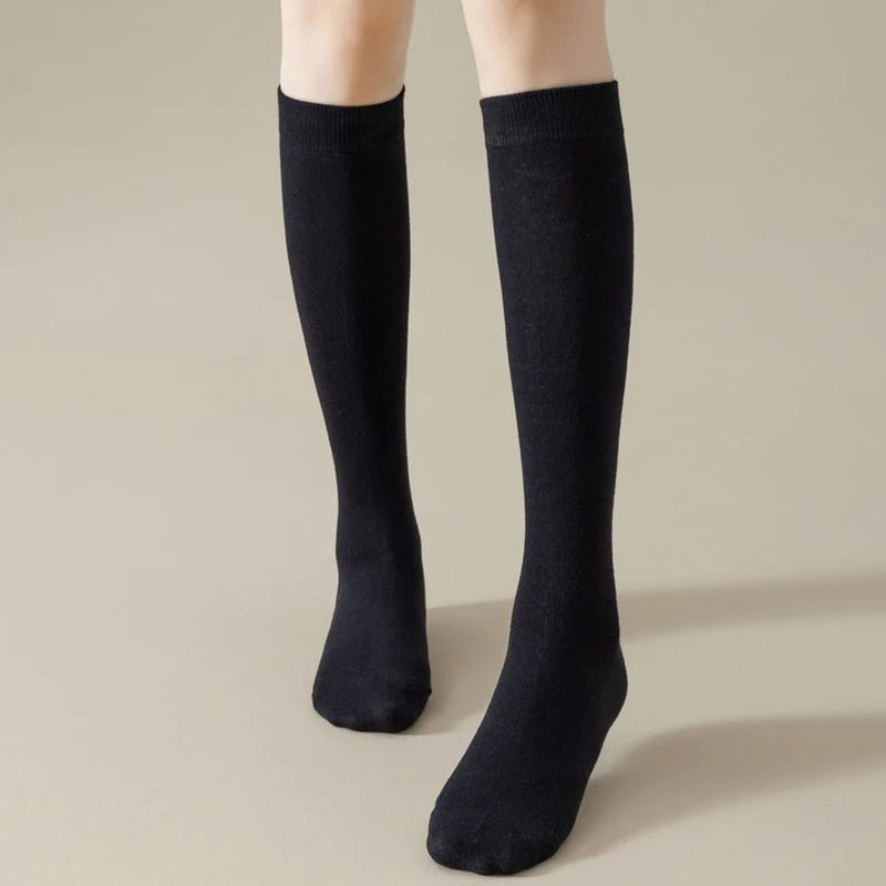 Women's JK Below - Knee High Cotton Socks – Japanese School Style - lily supply