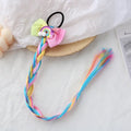 Girls Colourful Sequin Glitter Scrunchies - Elastic Pigtail Hair Rings - lily supply