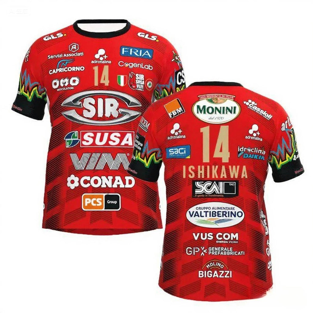 Sir Safety Perugia 14 Volleyball Jersey – Unisex Fan Shirt - lily supply