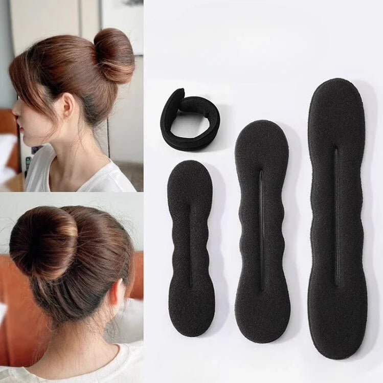 Sponge Magic Bun Maker - Loop Curly Twist Donut Bun Curler Scrunchie - lily supply