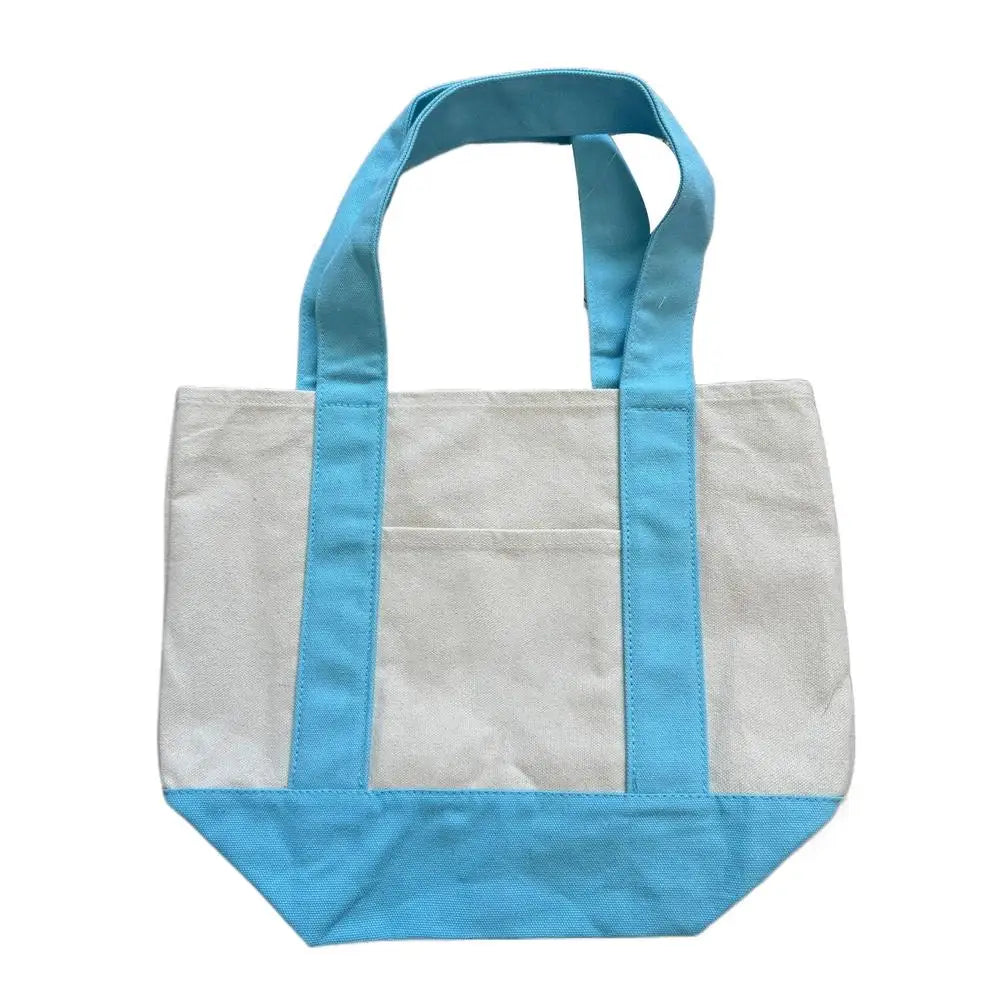 Canvas Reusable Grocery Tote Bag - Fashionable for Women Men Students