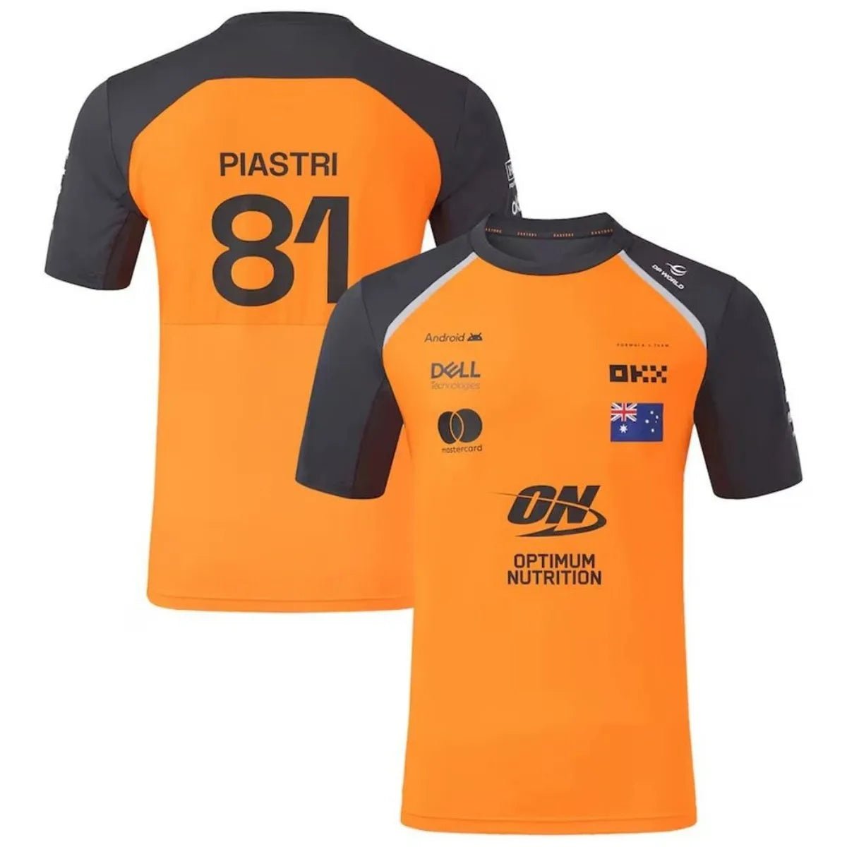 Lando Norris & Oscar Piastri 2025 Racing Team Jersey – F1 Fan Shirt - lily supply