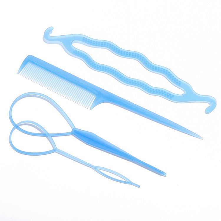 Hair Scrunchie Set - Ball Head Curler Pull Pin Braid Tool 2/4pcs - lily supply