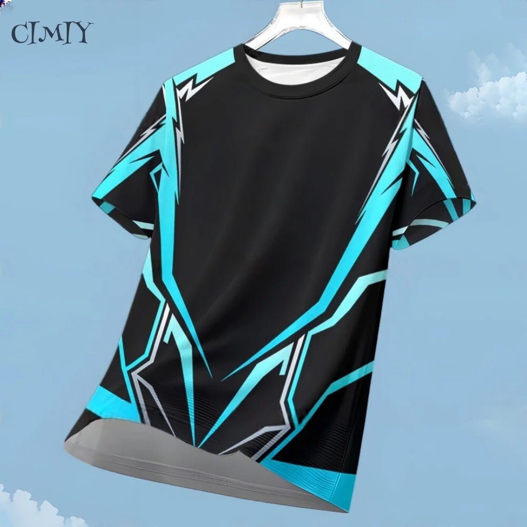 Men's Sports Casual Jersey – Dry Fit Running & Outdoor Shirt - lily supply