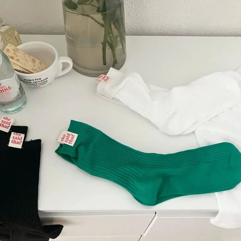 Women's Japanese Retro Cotton Pile Socks – Vintage Style Casual Socks