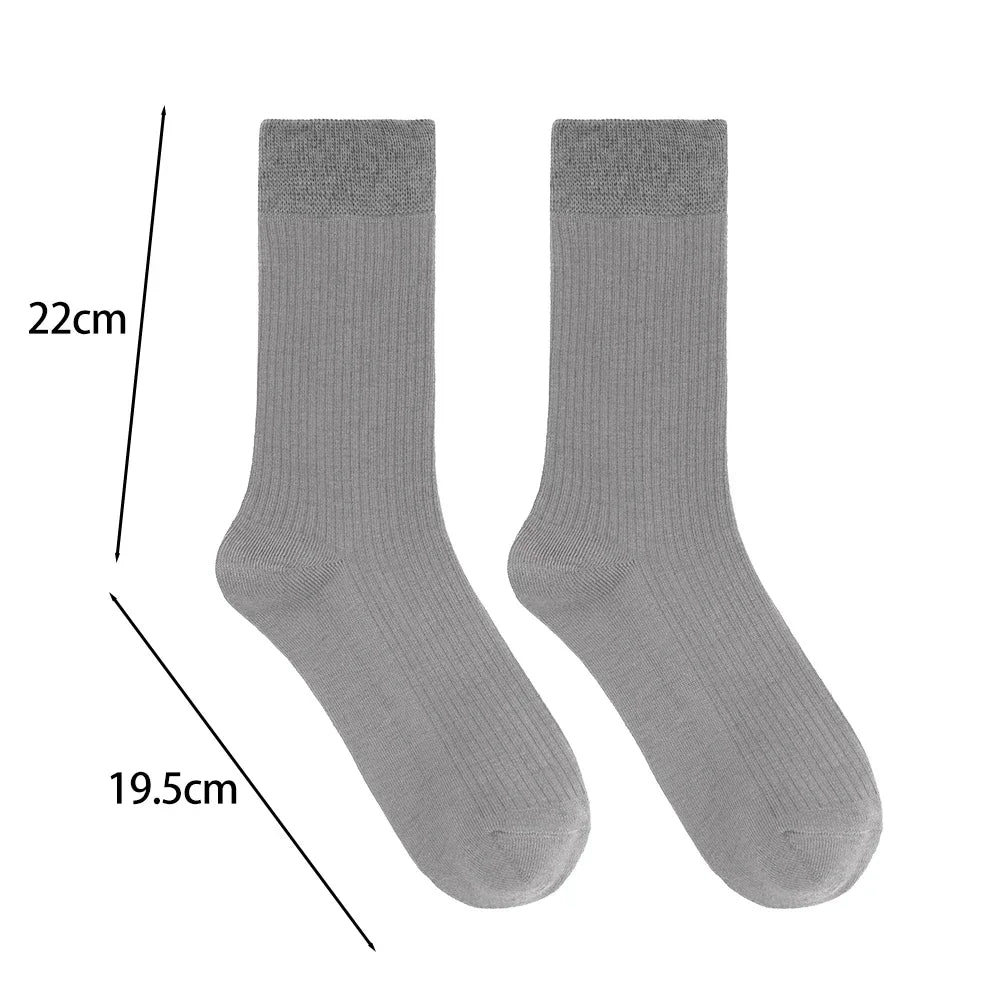 Women's Korean Stripe Pile Long Winter Socks – Warm Knee High Socks - lily supply