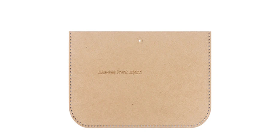 Women's Tote Bag DIY Leather Sewing Template - Kraft Paper Craft Kit