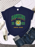 Retro High School 1983 Printed Women's T-Shirt | Harajuku Streetwear Crewneck Tee - Women's Clothing - lily supply