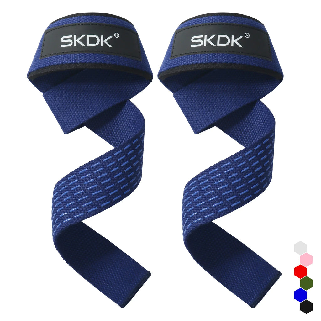Weightlifting Wrist Straps & Deadlift Gloves - Barbell Dumbbell Anti-Slip Bands