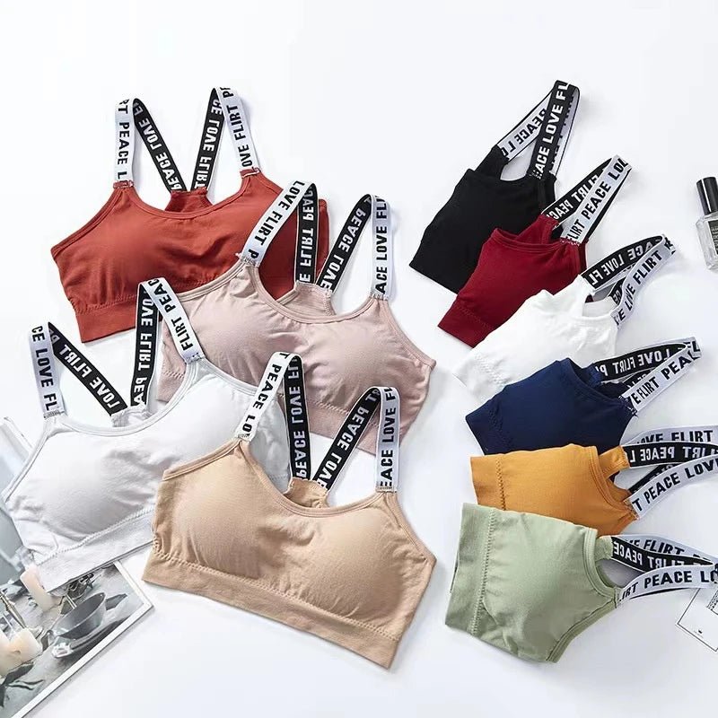 Women Sexy Sports Bra Tops For Gym Top Fitness Yoga Female Pad Sportswear Vest Tank Tops Sport Push Up Sports Bras Underwear - lily supply
