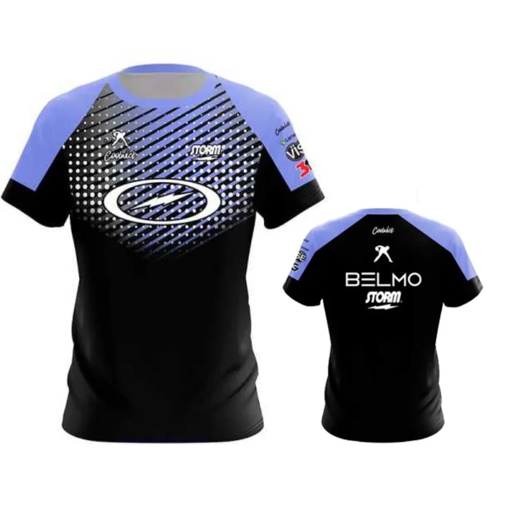 Men's 3D Print Bowling Jersey 2025 | Short Sleeve Sports T-Shirt - Men's Clothing - lily supply