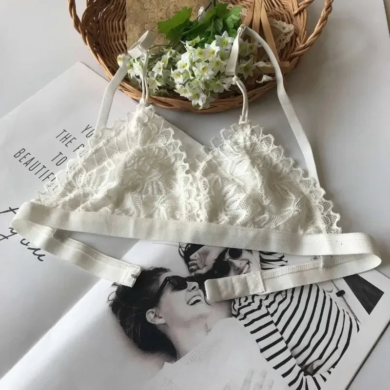 Women's Lace Tube Top Hollow Bralette