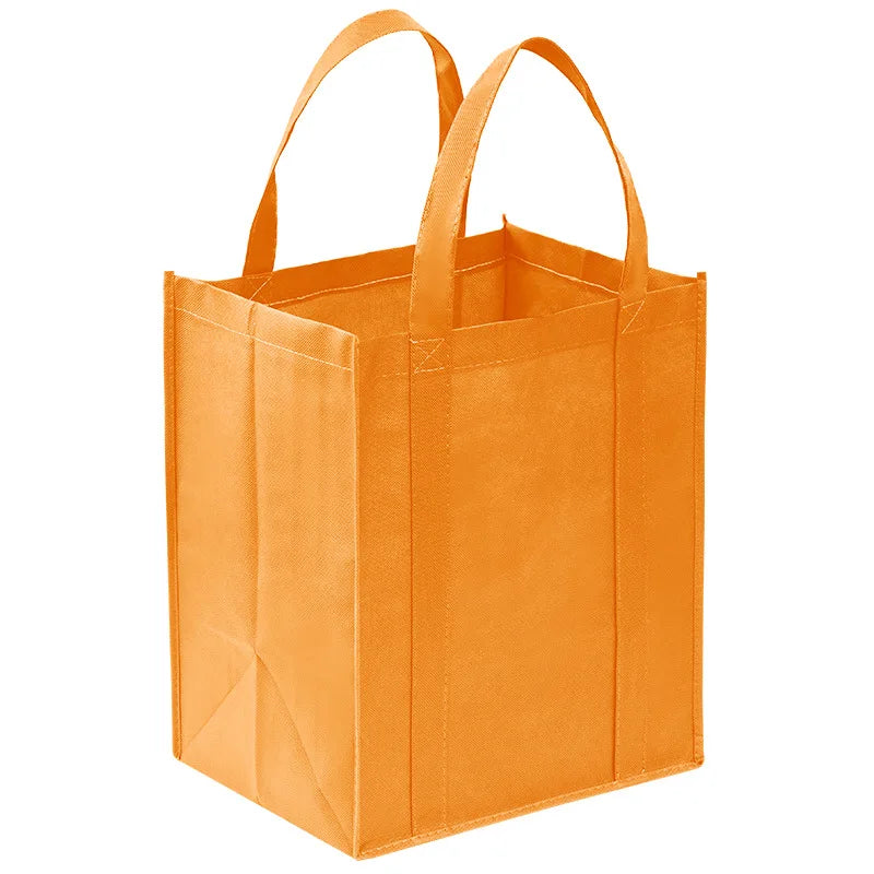 Non-Woven Foldable Reusable Tote Bag - Large Capacity Eco Shopping Bag