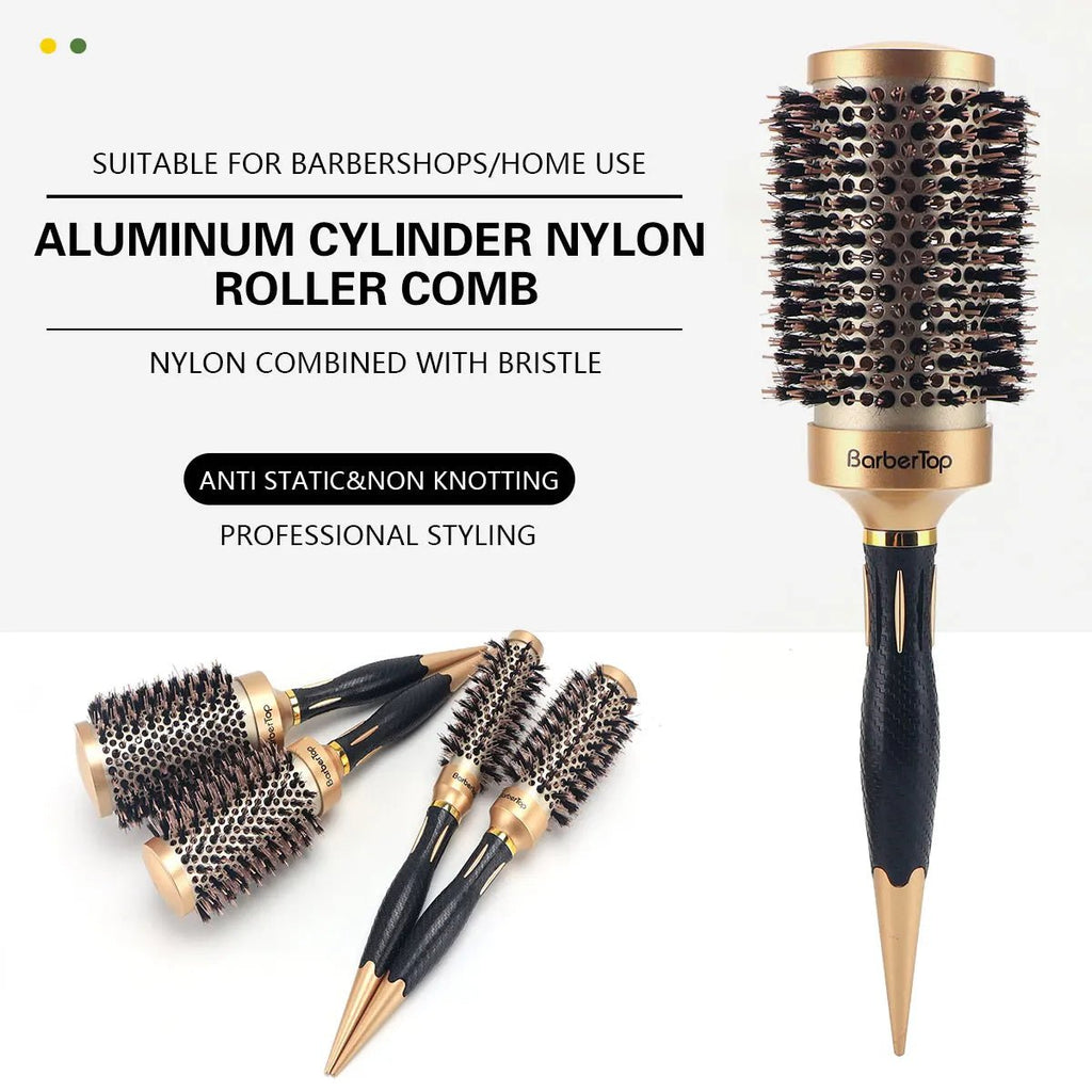 Anti - Static Salon Curling Styling Barber Comb - Wet Curly Hair Brush - lily supply