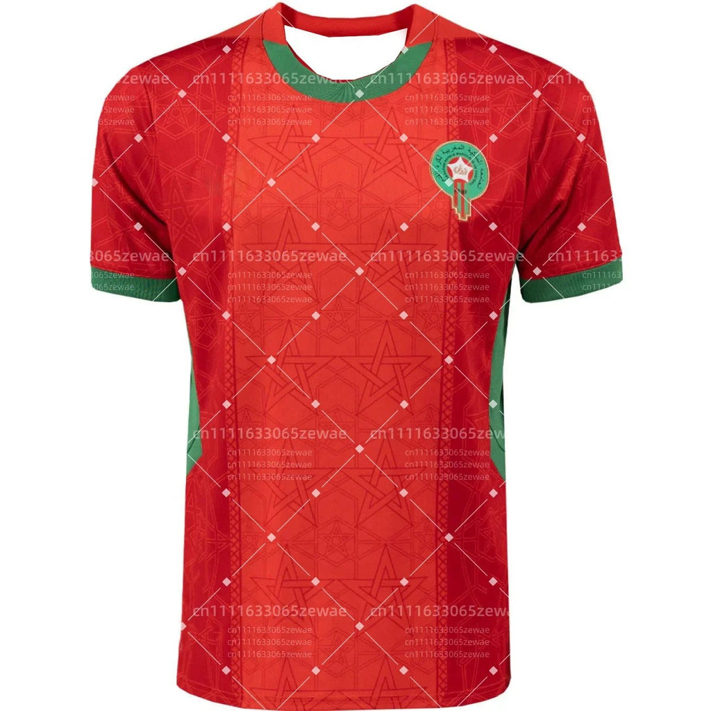 Morocco Home Football Jersey 2024/25 – Fan Match Shirt - lily supply