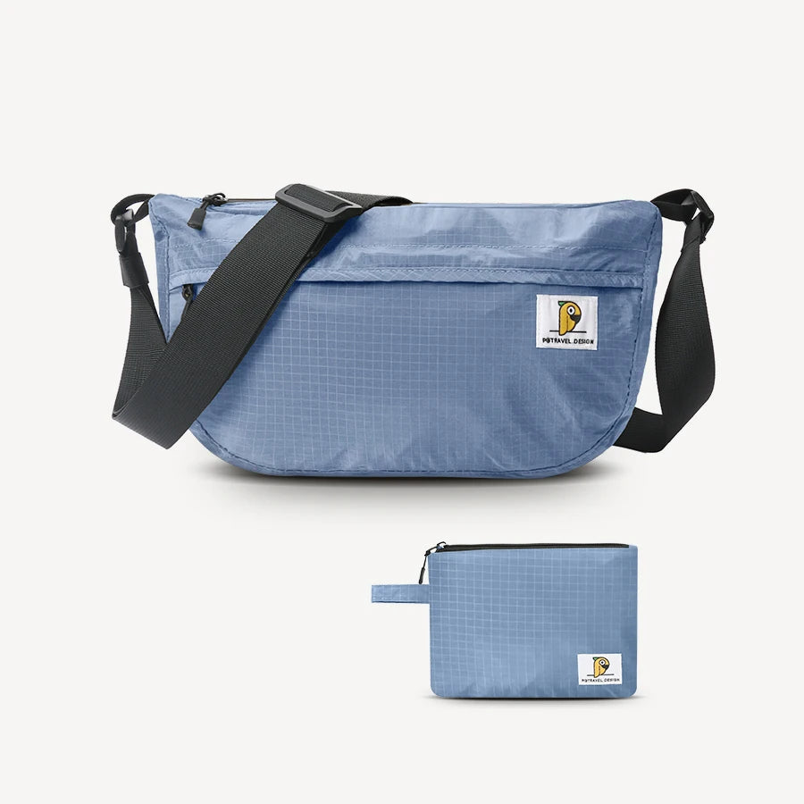 Waterproof Foldable Travel Bag Duffel Tote & Crossbody Bag Large Capacity Portable Luggage Storage Pouch for Women Men