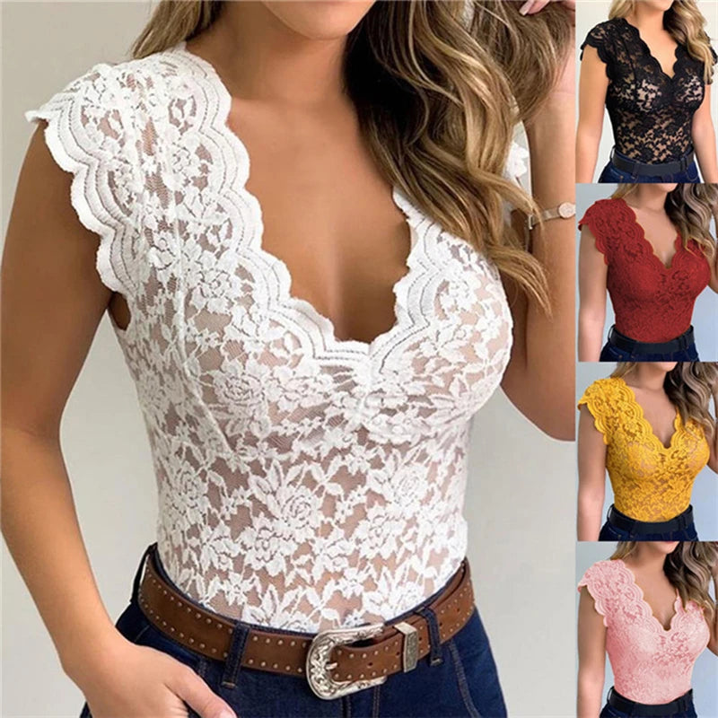 Women's Lace Crochet Hollow Cardigan Top