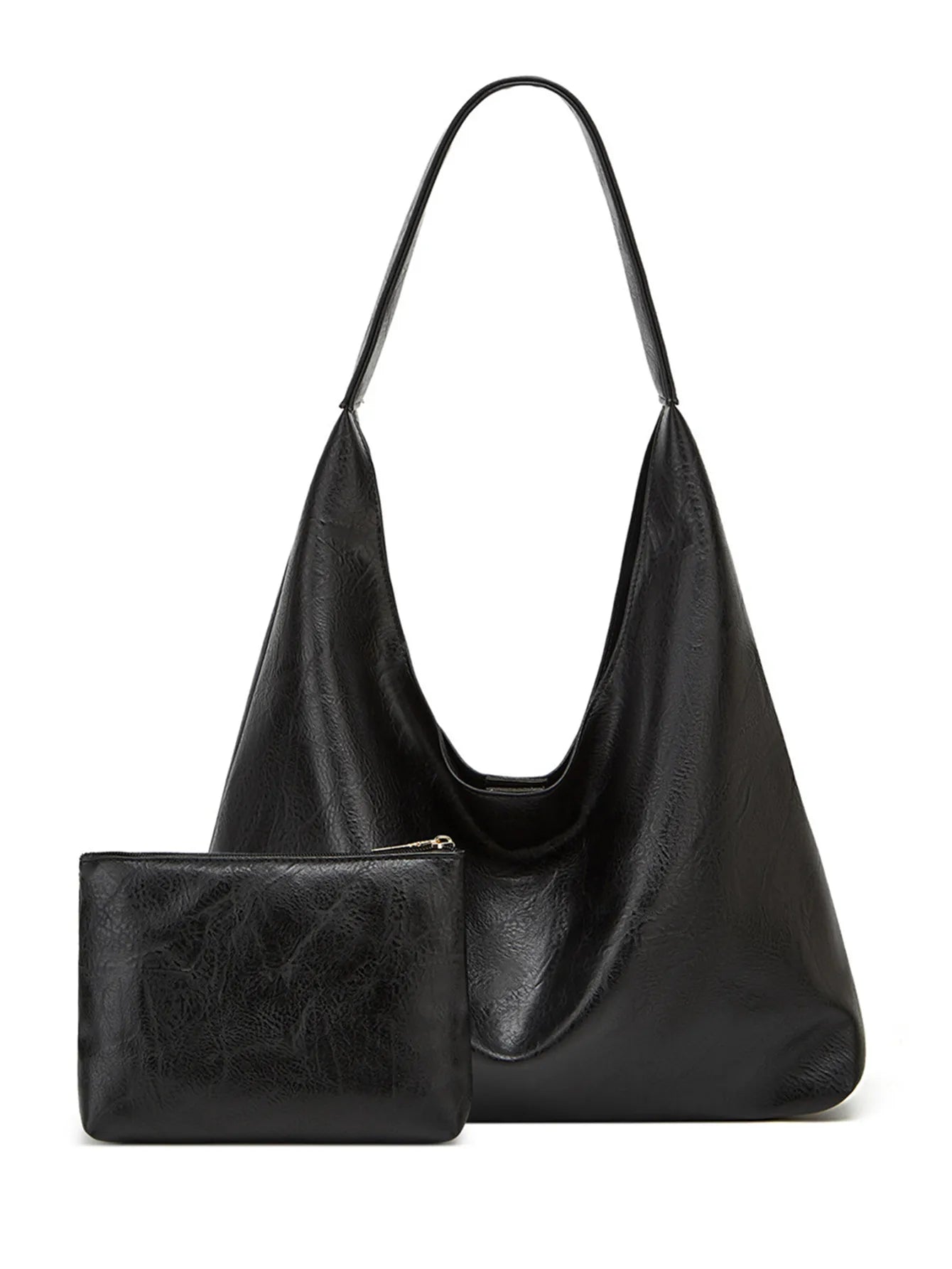 Women's Retro Simple Large Shoulder Tote Bag - Casual Handbag - lily supply