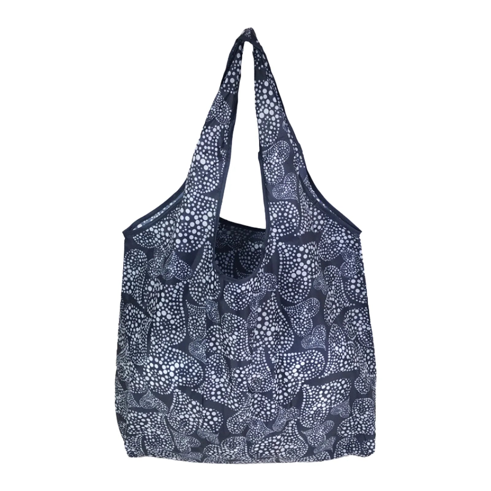Large Eco-Friendly Foldable Shopping Bag - Reusable Print Tote