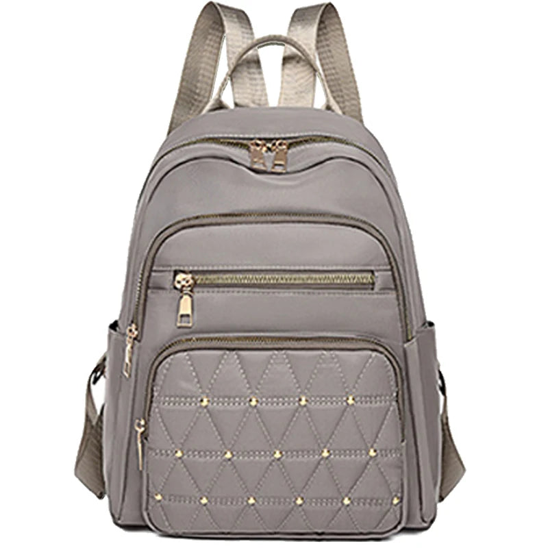 Travel backpack, double-shoulder bag, fashionable travel schoolbag, women's large-capacity multi-purpose bag