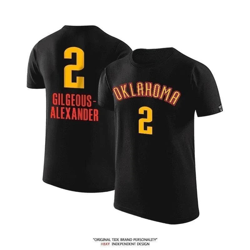 SGA, Williams & Holmgren Basketball Jersey – Casual Short Sleeve Fan Shirt - lily supply