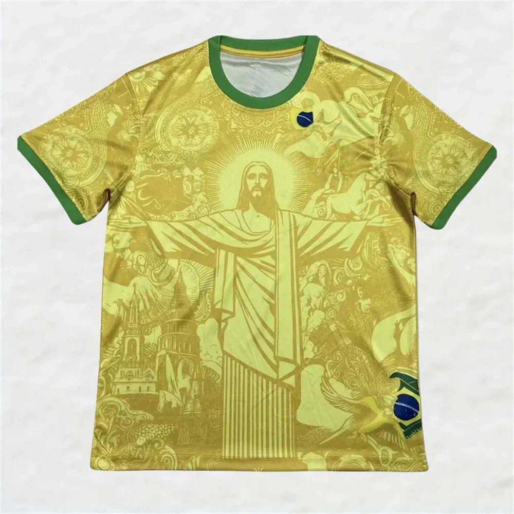 Brazil Special Edition Football Jersey – Quick - Dry Training Top - lily supply
