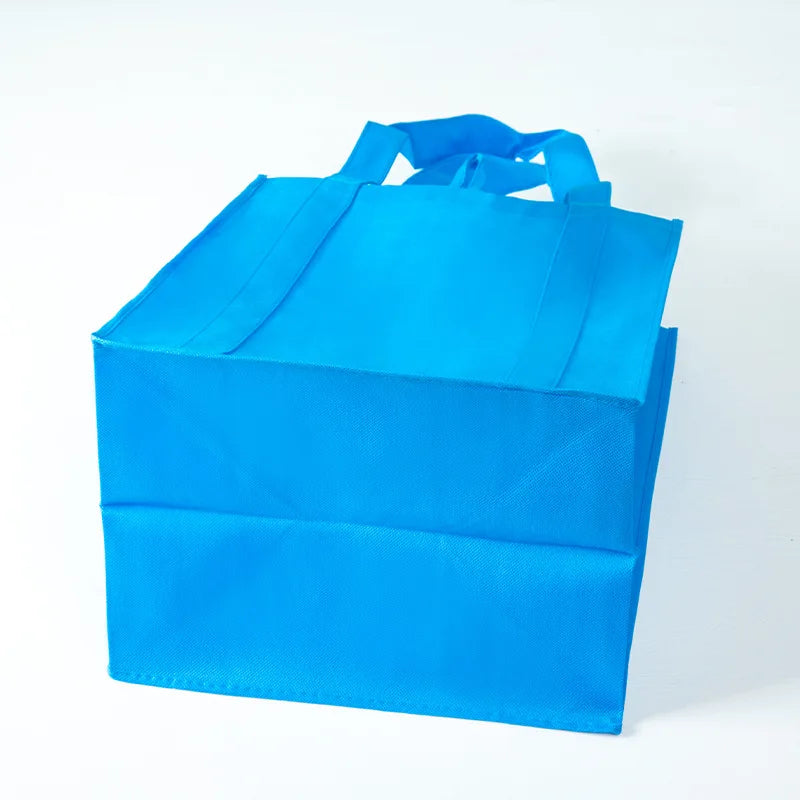 Non-Woven Foldable Reusable Tote Bag - Large Capacity Eco Shopping Bag