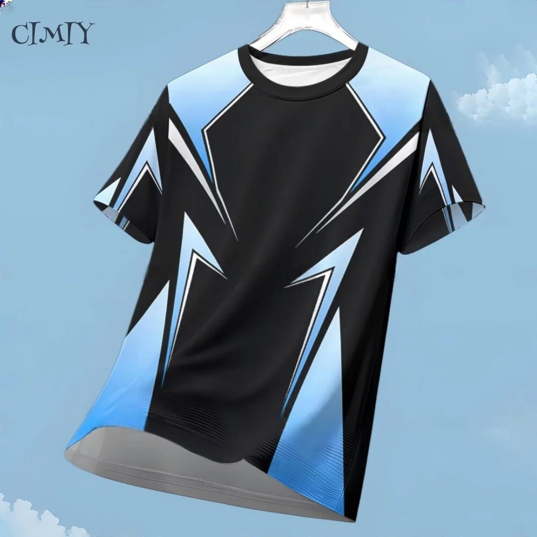 Men's Sports Casual Jersey – Dry Fit Running & Outdoor Shirt - lily supply