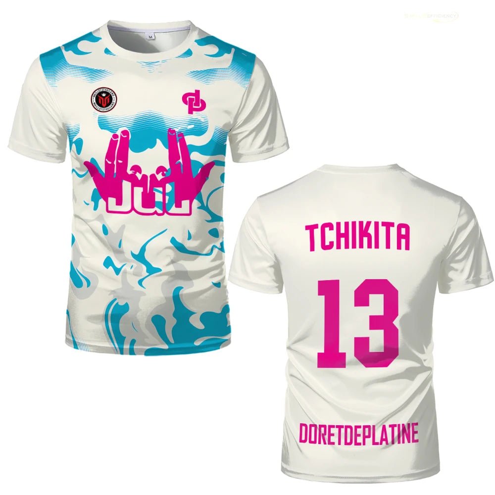 JUL Tchikita Football Jersey – Quick - Dry Youth Training Shirt - lily supply