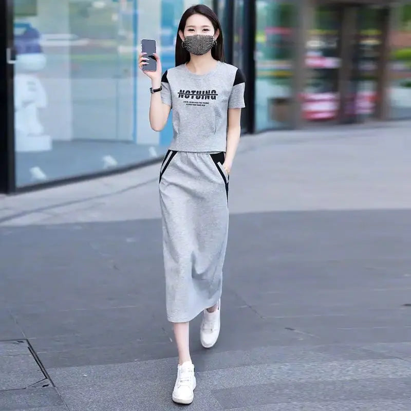 Short Sleeve Women's Two-Piece Set