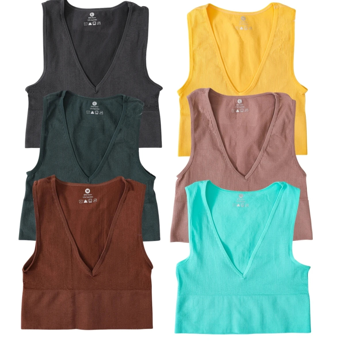 Women's V-Neck Seamless Bra Camisole