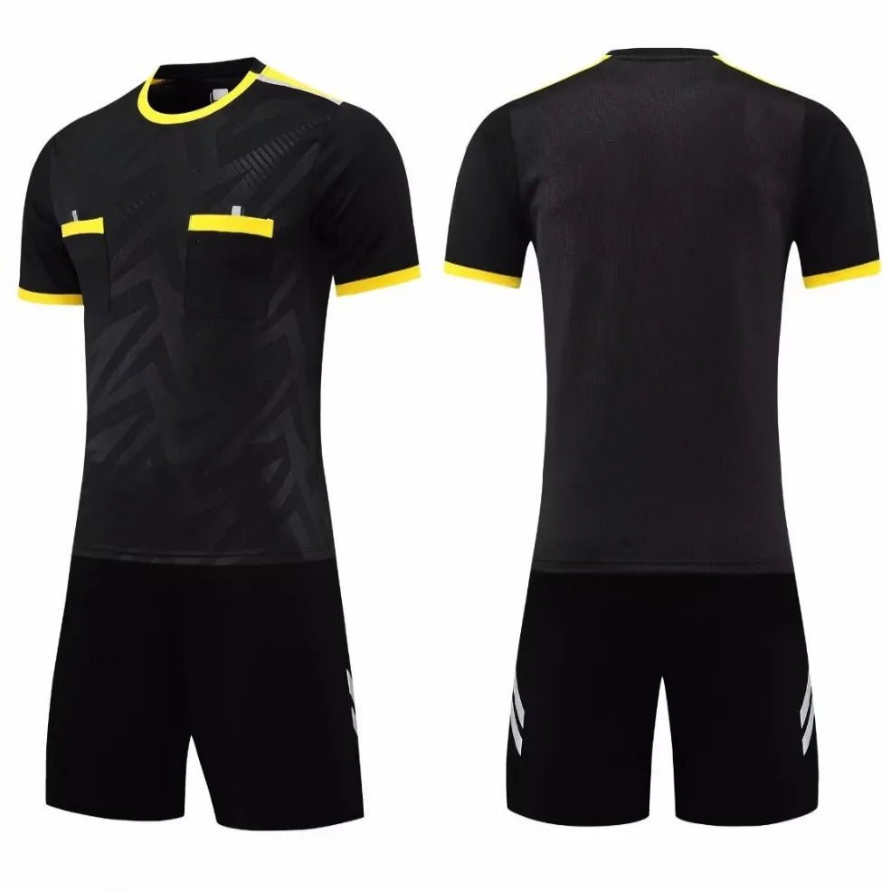 Football Referee Kit 2025 – Short Sleeve Jersey with Pockets - lily supply